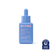 Une recharge de sérum clarifiant BYOMA en vert menthe.