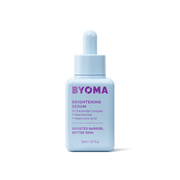 Un flacon de sérum éclaircissant Byoma avec compte-gouttes. 