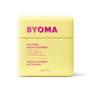 Pot jaune de baume nettoyant fondant BYOMA.