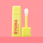 Masque à lèvres BYOMA Liptide dans un flacon jaune vif. 
